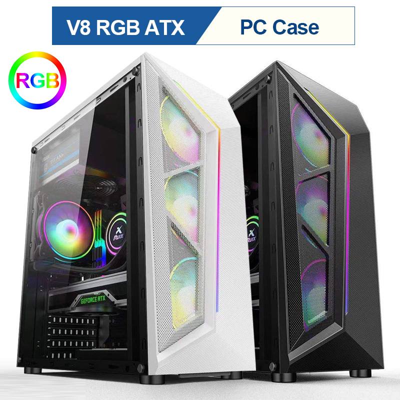 V8 RGB ӿ ǻ PC ̽ ATX Ǯ ̵ ũ ..